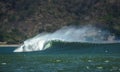 Barreling wave in Central America