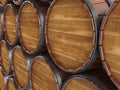 Barrels.Barrels head. Royalty Free Stock Photo