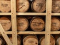 Barrels of Bourbon Whiskey