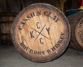 Barrels of Bourbon Whiskey
