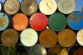 Barrels on end Royalty Free Stock Photo