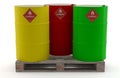 Barrels of Oil Royalty Free Stock Photo
