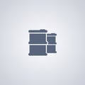 Barrels, oil, vector best flat icon Royalty Free Stock Photo