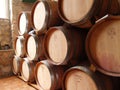 Barrels of wine Royalty Free Stock Photo