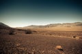 Barren land like Mars Royalty Free Stock Photo
