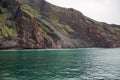 Barren landscape in the caldera at Punta Vicente Roca on Isabela Island