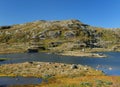 Barren Landscape Of The Icefields Of Jotunheimen National Park