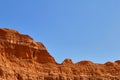 Barren rocks in Palo Duro Canyon, USA Royalty Free Stock Photo