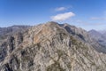 barren rocky slopes of Jan du Toits peak, Worcester, South Africa Royalty Free Stock Photo
