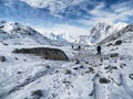 Barren Trekking Route to Gorak Shep