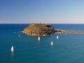 Barrenjoey Lighthouse at Palm Beach in Sydney`s north