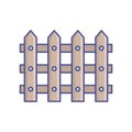 Barricade Line Style vector icon which can easily modify or edit