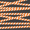 Barricade tape. For Traffic and Caution Warning. Tape for warn or catch the attention. Tape containing a possible hazard.