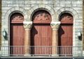 Barricaded Church door Royalty Free Stock Photo