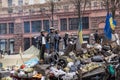 Barricades at Euromaidan in Kiev