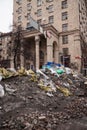 Barricades at Euromaidan in Kiev Royalty Free Stock Photo