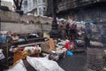 Barricades at Euromaidan in Kiev Royalty Free Stock Photo