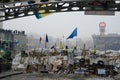 Barricades on Independence Square (Maydan) in Kiev