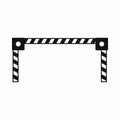 Barrier icon, simple style Royalty Free Stock Photo
