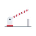 Barrier icon vector image. Royalty Free Stock Photo