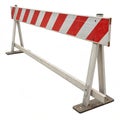 Barrier isolated on white background Royalty Free Stock Photo