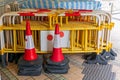 Barriers Traffic Cones Royalty Free Stock Photo