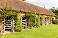 Barrington Court near Ilminster Somerset England uk with stables in summer sunshine