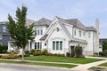 An all white modern farmhouse.