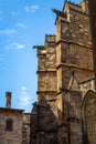 Building detail in the Gothic Quarter, Barcelona