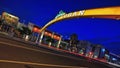 Barrio Logan Neon sign at night, San Diego, California