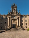 Barroque facade of San Martin Pinario monastery