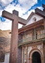 The Barroque-style church of Andahuaylillas, near Cusco, Peru