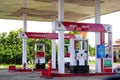 Pertamina gas stations are closed and empty without gasoline for fuel