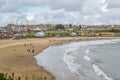 BARRY ISLAND, WALES - 7 August 2021: View of Barry Island Beach in Wales