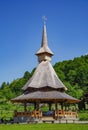 The Summer Altar of the Barsana Monastery ensemble. Maramures County, Romania. Royalty Free Stock Photo