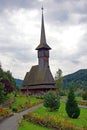 Barsana monastery: wooden church