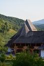 Barsana Orthodox Abbess, Romania 8 Royalty Free Stock Photo