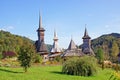 Barsana orthodox monastery: general view Royalty Free Stock Photo