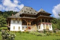 Barsana wooden monastery, Maramures, Romania. Royalty Free Stock Photo