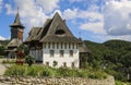 Barsana wooden monastery, Maramures, Romania. Royalty Free Stock Photo