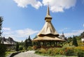 Barsana wooden monastery, Maramures, Romania. Royalty Free Stock Photo