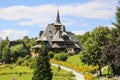 Barsana wooden monastery, Maramures, Romania. Royalty Free Stock Photo