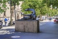 Sculpture Resting Giraffe, Barcelona Royalty Free Stock Photo