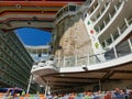 Barselona, Spaine - September, 6 2015: Royal Caribbean, Allure of the Seas Royalty Free Stock Photo