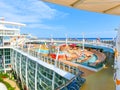 Barselona, Spaine - September 06, 2015: Royal Caribbean, Allure of the Seas Royalty Free Stock Photo