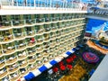 Barselona, Spaine - September, 6 2015: Royal Caribbean, Allure of the Seas Royalty Free Stock Photo