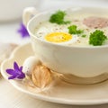 Barszcz BiaÃây. Polish easter soup