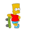 Bart Simpson cartoon vektor