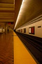 Bart Station at Midnight Royalty Free Stock Photo