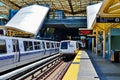 BART Train Ready to Depart Royalty Free Stock Photo